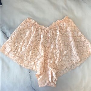 American apparel lace sleep short